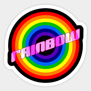 Raibow disc Sticker